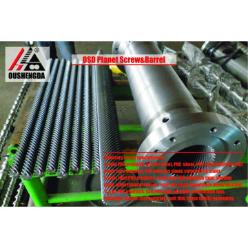 extrusion machine planetary cylinder screw for PVC sheet